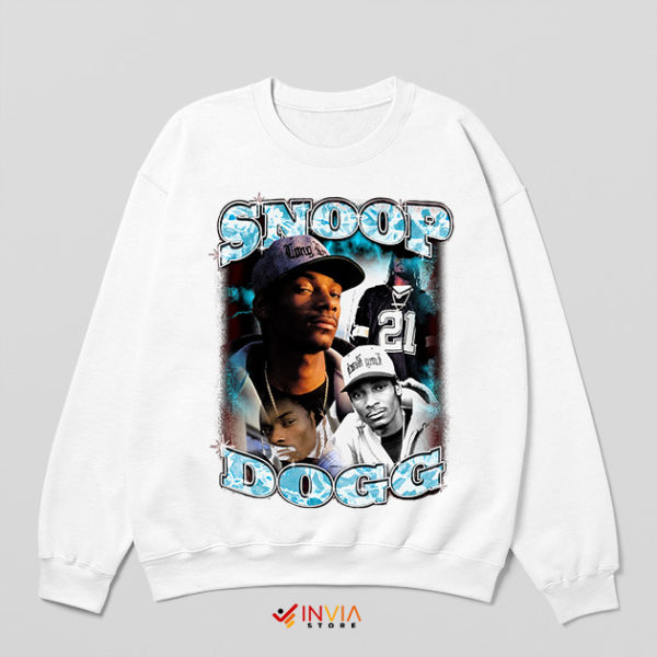 Vintage Snoop Dogg Alive Merch White Sweatshirt