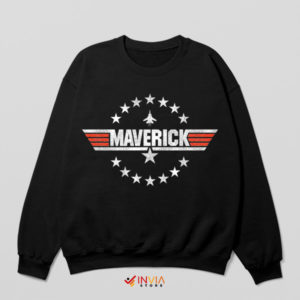 Vintage Symbol Top Gun 2 Maverick Black Sweatshirt