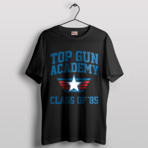 Vintage Top Gun Class 85 Reunion Black T-Shirt