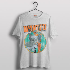 Wanted Star Wars Boba Fett Series Sport Grey T-Shirt