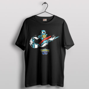 Wartortle Adventure Nike Swoosh Black T-Shirt