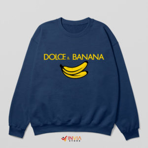 Wear the Fun Dolce and Banana Navy Sweatshirt