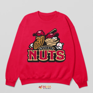 Wear the Modesto Nuts Symbol Red Sweatshirt