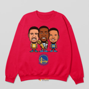 Wear the Warriors The Dubs NBA Red Sweatshirt