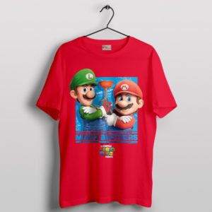 We're the Brothers Super Mario Movie Red T-Shirt