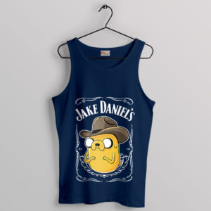 Whiskey Adventure Time Jack The Dog Navy Tank Top