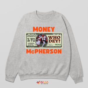 Who Dey Chant Mcpherson Bengals Sport Grey Sweatshirt