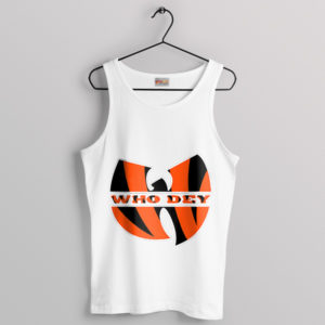 Who Dey Cincinnati Wu Tang Clan White Tank Top