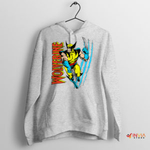 Wolverine's Return Classic Comic Book Sport Grey Hoodie