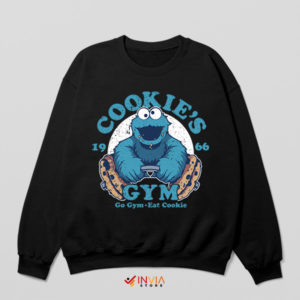 Workout with Cookie Monster SweatshirtWorkout with Cookie Monster Sweatshirt