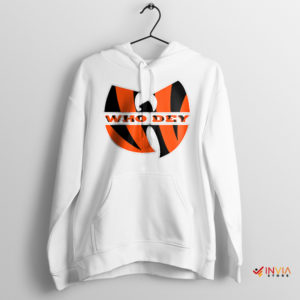 Wu Tang Clan x Cincinnati Who Dey White Hoodie