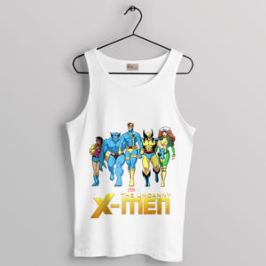 X-Men Comic Characters Origin White Tank Top