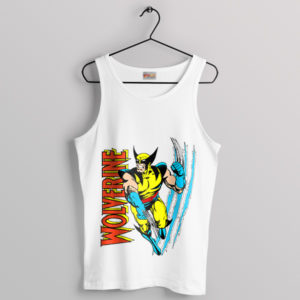 X-Men the Beast Classic Wolverine White Tank Top