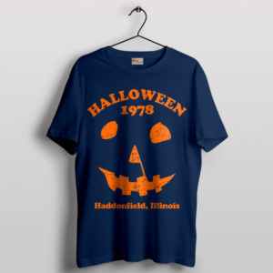 1978 Halloween Movie Spooky Myers Navy T-Shirt