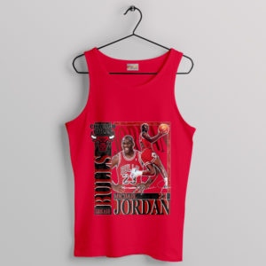 23 Unstoppable Michael Jordan Goat Red Tank Top