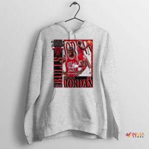 23rd Heaven Michael Jordan's Basketball Sport Grey Hoodie