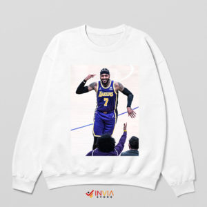 7th Wonder of the Court Carmelo White Sweatshirt