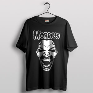 A Dark Morbius Face Meets Misfits T-Shirt