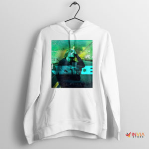 A Message of Justice Album Justin Bieber White Hoodie