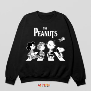 A Nostalgic Tribute Peanuts on Abbey Sweatshirt