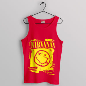 A Smell of Grunge History Nirvana Red Tank Top