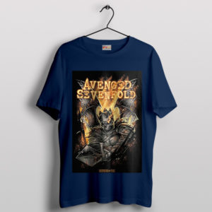 A7X's Fiery Symphony Shepherd of Fire Navy T-Shirt