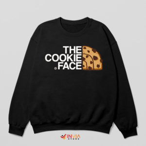 Adventure Cookie Monster Face Black Sweatshirt