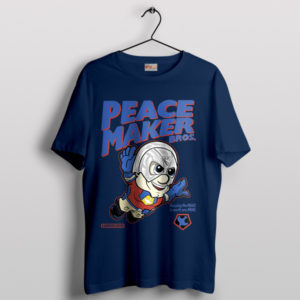 Adventures PeaceMaker Mario Bros Navy T-Shirt