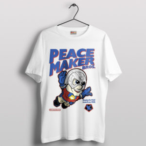 Adventures PeaceMaker Mario Bros White T-Shirt