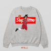 Air Goku Slam Dunking with Chicago Bulls Sweatshirt