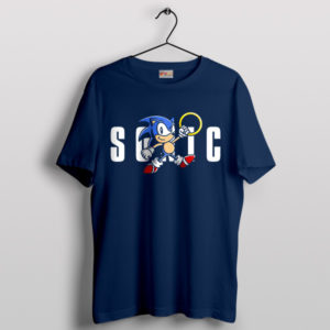 Air Sonic Soar Nike's Speedy Navy T-Shirt