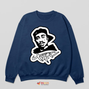 All Eyez on Style 2PAC Legend Navy Sweatshirt