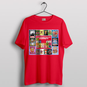 All Muppet Show Cover Art Periodic Table Red T-Shirt