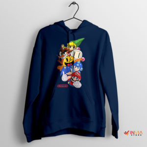 All-Time Favorites Nintendo Game Merch Navy Hoodie