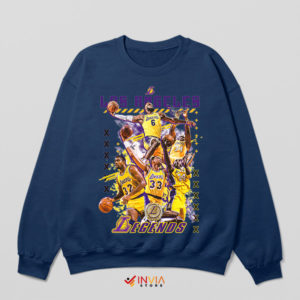 All-Time Lakers Legends Tribute Navy Sweatshirt