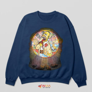 Animated Legend The Missionary Homer Navy Sweatshirt