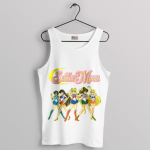 Anime Magic Moon Sailor Moon White Tank Top