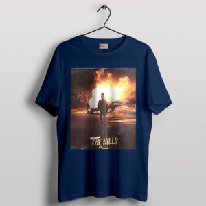 Anniversary Edition The Weeknd The Hills Navy T-Shirt