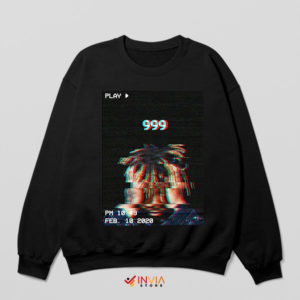 Art Masterpiece My Wrld Glitch 999 Black Sweatshirt