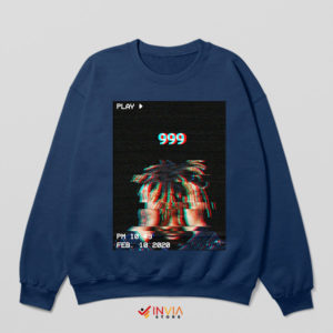 Art Masterpiece My Wrld Glitch 999 Navy Sweatshirt