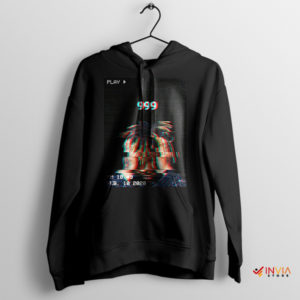 Art Masterpiece My Wrld Glitch 999 Sweatshirt Black Hoodie