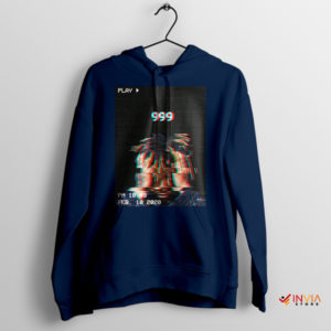 Art Masterpiece My Wrld Glitch 999 Sweatshirt Navy Hoodie