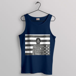 Art Streetwear Long Live ASAP Rocky Navy Tank Top