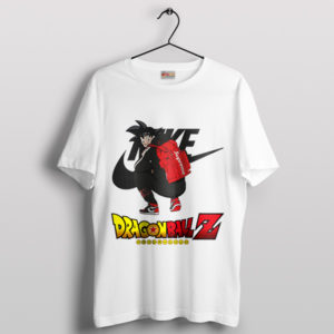 Athletic Elegance with a Saiyan Nike Goku White T-Shirt