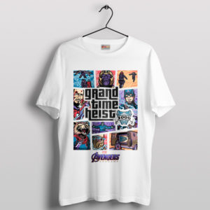 Avengers Endgame Grand Time Heist White T-Shirt