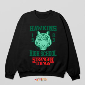 Back in Time Hawkins High '83 Black Sweatshirt