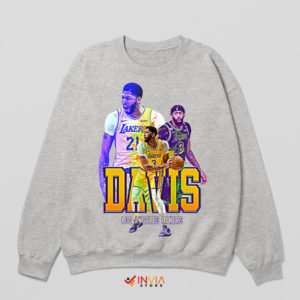 Basketball Brilliance Anthony Davis Sport Grey Sweatshirt