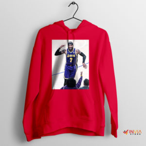 Basketball Fan Gear 7 Carmelo Anthony Red Hoodie