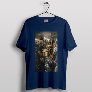 Basketball Glory LeBron James Trophy Navy T-Shirt