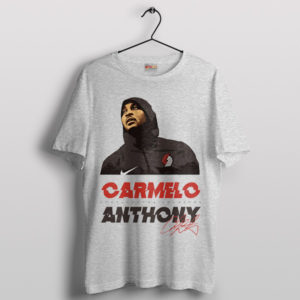 Basketball Legend Edition Carmelo Anthony Sport Grey T-Shirt